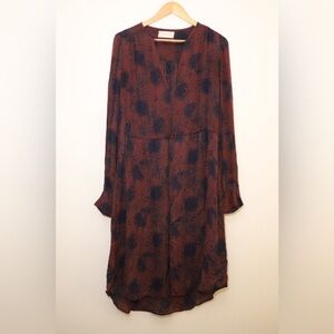 A.L.C. 100% Silk Dress with Zipper Details – Size M